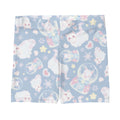 Snow Kitten Shorts featuring cute fluffy kittens, perfect for workouts or lounging in style and comfort.