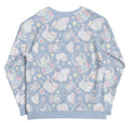 Cozy Snow Kitten Sweatshirt featuring playful kittens on a pastel blue background, perfect for a cute outfit.
