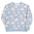 Cute Snow Kitten Sweatshirt featuring playful kittens on a pastel background, perfect for cozy outfits and warm fuzzies.