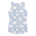 Snow Kitten Tank Top featuring playful kitten patterns, perfect for a fun yet tough workout. Order one size down!