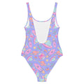 Flatter your figure in the Space One-Piece Swimsuit, perfect for poolside fun and beach adventures!