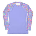 Stylish Space Rash Guard featuring vibrant space-themed design, perfect for active outdoor sports and sun protection.