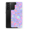Protect your phone in style with the Space Samsung® Clear Case, featuring a vibrant space print design.