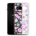 Sleek Space Samsung® Clear Case featuring colorful space prints, protecting your phone in style and functionality.