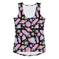 Colorful Space Tank Top with a vibrant galaxy print, perfect for workouts and making a stylish statement.