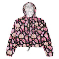 Stay stylish with the Strawberry cropped windbreaker, featuring a playful pattern and perfect for any occasion.