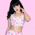 Stylish and supportive Strawberry Sports Bra, perfect for any occasion, featuring a sweet design and durable comfort.