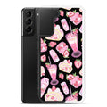 Stylish Strawberry Samsung® Clear Case features a vibrant dessert design, perfect for protecting your phone in style.