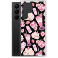Stylish Strawberry Samsung® Clear Case featuring dessert designs, perfect for protecting your phone while showcasing fun aesthetics.