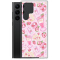 Stylish Strawberry Samsung® Clear Case showcases playful dessert designs while protecting your phone from damage.