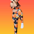Bright and vibrant Sugar Skull Leggings feature colorful patterns, perfect for showcasing your unique style.