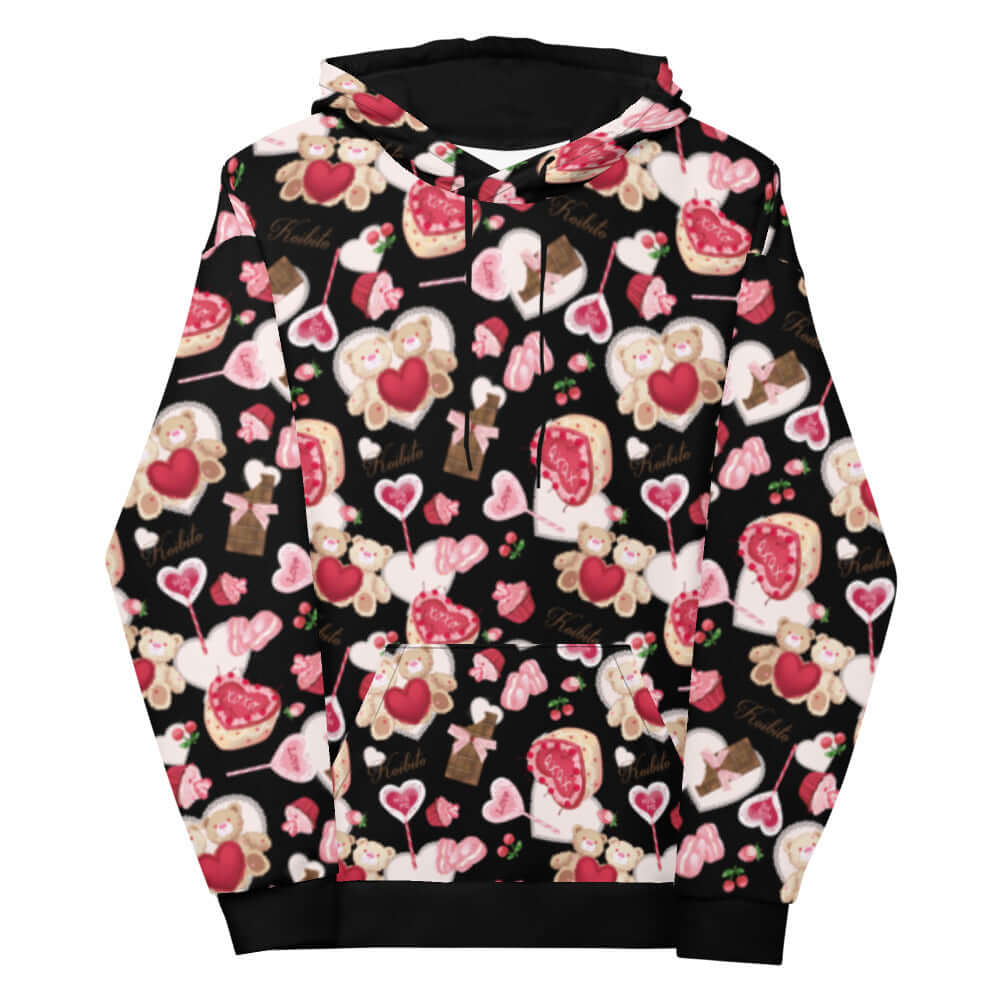 Cozy and colorful, the Sugar Sweetheart Hoodie features a playful design perfect for any season.