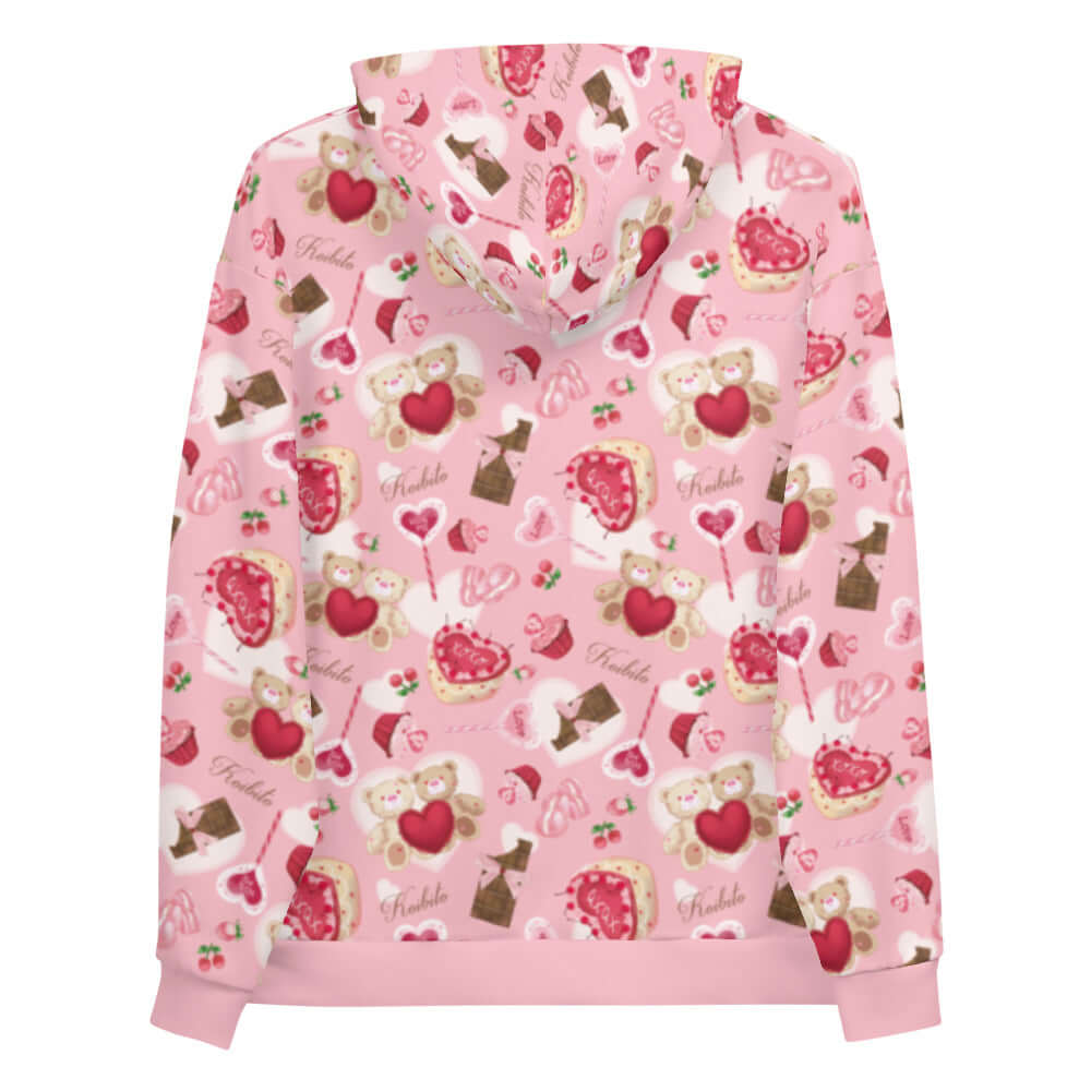 Cozy Sugar Sweetheart Hoodie featuring a playful, sweet design perfect for showcasing your adorable style year-round.