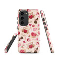 Stylish Sugar Sweetheart Samsung® Tough Case featuring cute designs, ensuring protection and a trendy look for your phone.