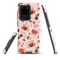 Stylish Sugar Sweetheart Samsung® Tough Case features a sweet design and durable, shock-absorbing protection.