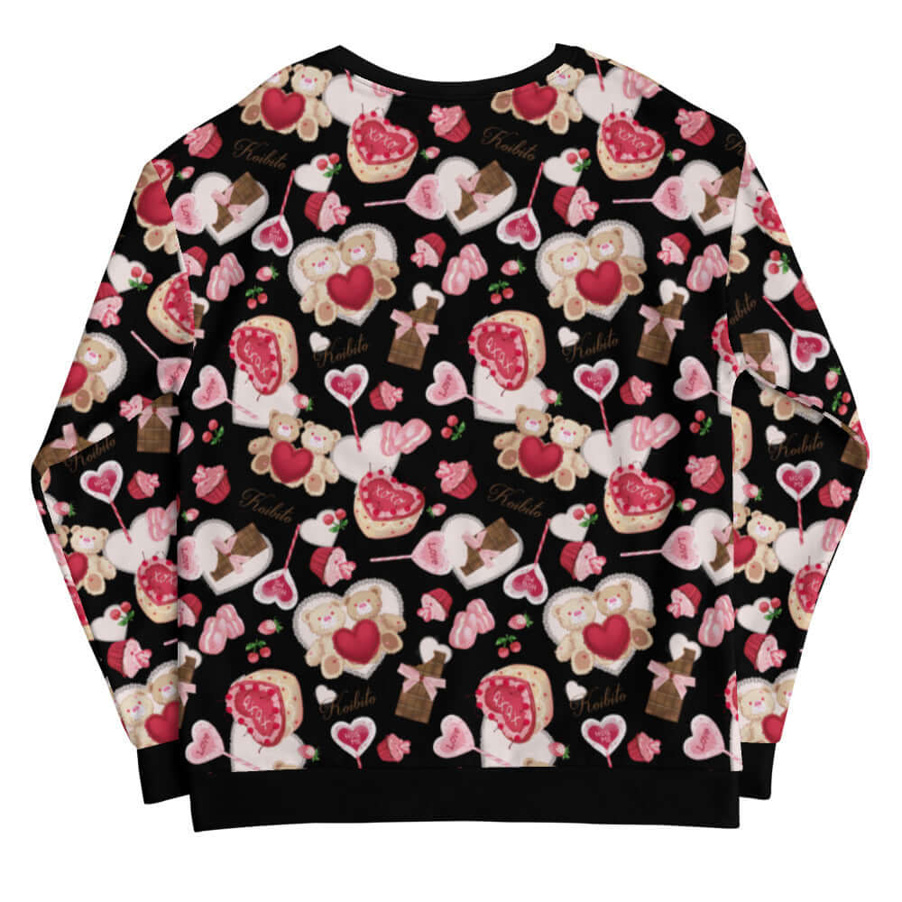 Cozy Sugar Sweetheart Sweatshirt features a cute Valentine's pattern, perfect for celebrating love this season.