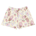 Sweet Teddy Athletic Short Shorts feature a cute design, perfect for comfort and mobility during workouts.