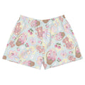 Sweet Teddy Athletic Short Shorts feature a playful design, perfect for comfort and mobility during workouts.