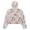 Lightweight and waterproof, the Sweet Teddy cropped windbreaker features a fun teddy bear design perfect for adventures.