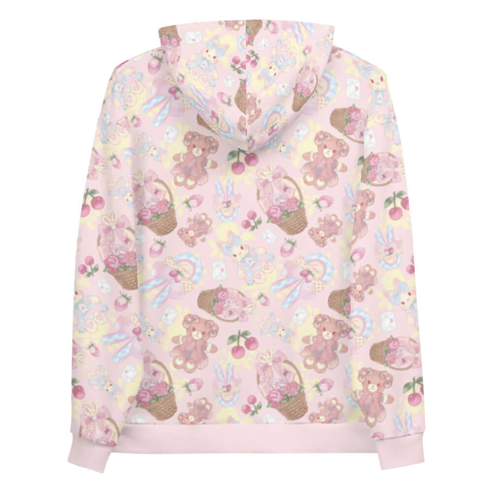 Vibrant and cozy Sweet Teddy Hoodie featuring a playful teddy bear print, perfect for a stylish, relaxed look.