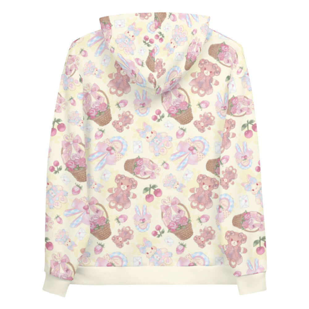 Stylish Sweet Teddy Hoodie featuring a vibrant print, perfect for showcasing your feminine side with comfort.