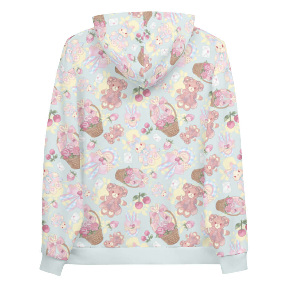 Stylish Sweet Teddy Hoodie features a vibrant, playful design, perfect for showcasing your feminine side.