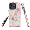 Stylish Sweet Teddy iPhone® Tough Case featuring a cute design, offering durability and protection for your device.