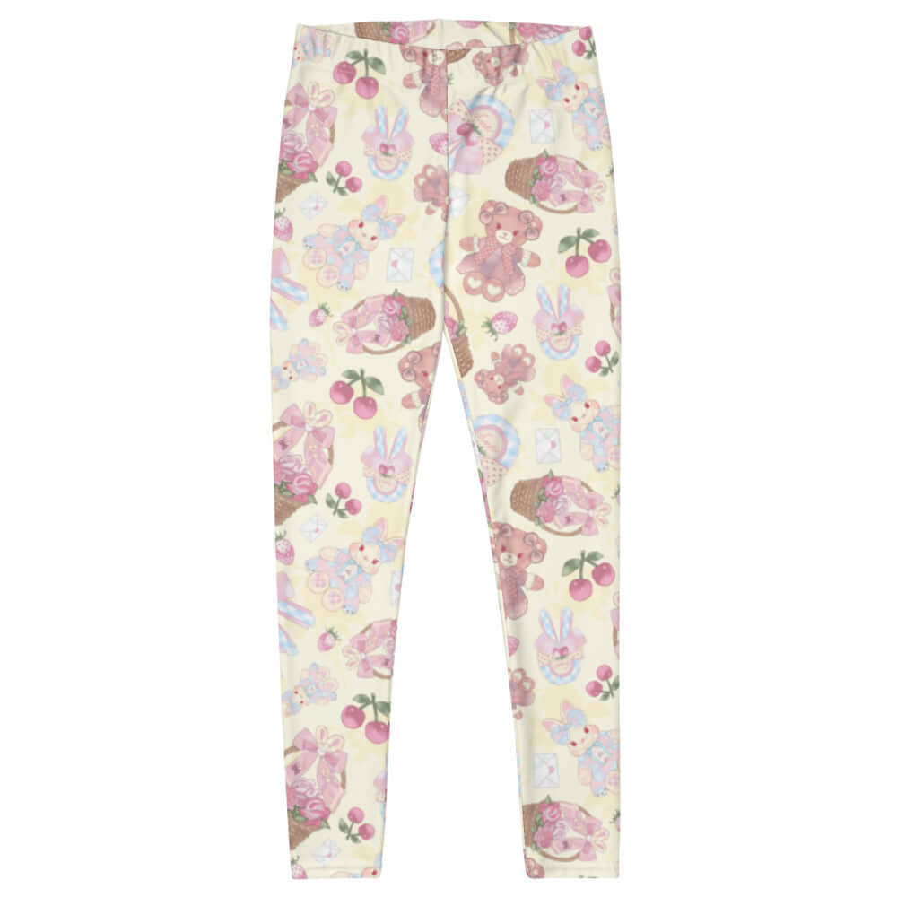 Sweet Teddy Leggings feature an adorable print, perfect for showing off your legs in comfort and style.