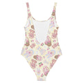 Sweet Teddy One-Piece Swimsuit features an adorable teddy bear design, perfect for comfort and mobility at the beach.