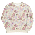 Sweet Teddy Sweatshirt features a pastel teddy bear design, perfect for adding a cute touch to any outfit.