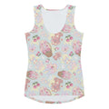 Sweet Teddy Tank Top features a cute design, perfect for workouts, made of soft polyester and spandex blend.