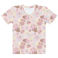 Sweet Teddy T-shirt features a cute teddy bear design, perfect for comfort and style during workouts.