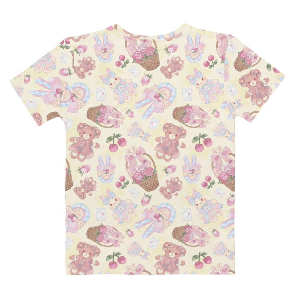Cute and comfy Sweet Teddy T-shirt featuring a playful bear design, perfect for workouts and casual wear.