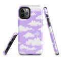 Stylish Cloudy Sky iPhone® Tough Case offers dual-layer protection with a chic design for year-round safety.