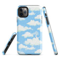 Stylish Cloudy Sky iPhone® Tough Case with dual-layer protection for durability and impact absorption. Perfect for year-round use!
