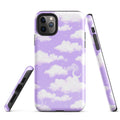 Stylish Cloudy Sky iPhone® Tough Case features a durable dual-layer design for maximum protection and impact absorption.