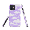Stylish Cloudy Sky iPhone® Tough Case with dual-layer protection for fashion and durability, perfect for year-round use.