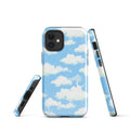 Stylish Cloudy Sky iPhone® Tough Case offers durable protection with a chic cloud design for year-round safety.