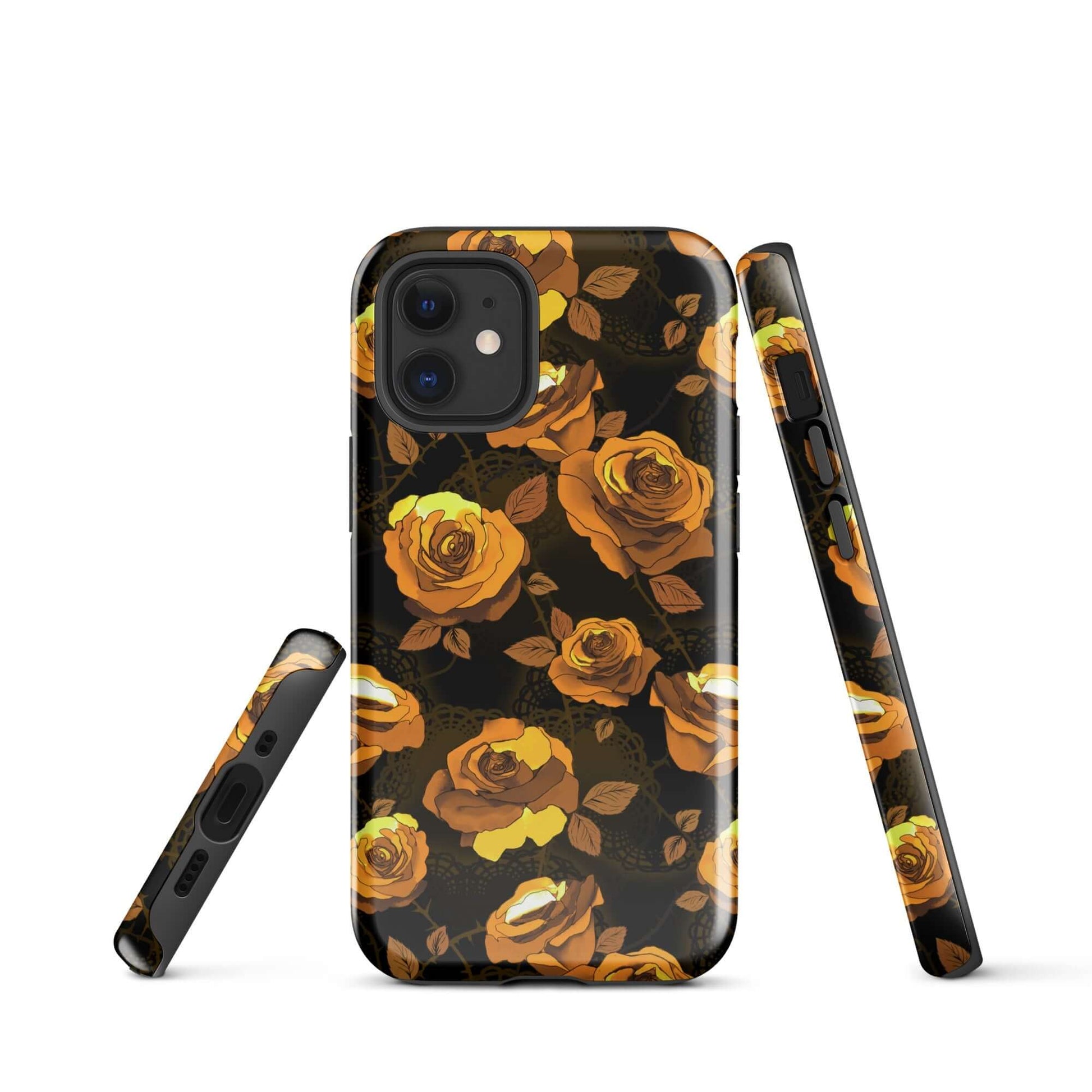 Stylishly protect your phone with the Enchanted Rose iPhone® Tough Case, featuring a vibrant floral design.