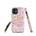 Stylish Glitter Gains iPhone® Tough Case featuring a durable design for ultimate protection and trendy aesthetics.