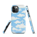 Stylish Cloudy Sky iPhone® Tough Case offers durable protection with a vibrant design for year-round phone safety.