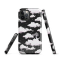 Stylish Cloudy Sky iPhone® Tough Case features dual-layer protection and a trendy cloud design for year-round safety.
