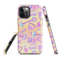 Colorful Glitter Gains iPhone® Tough Case featuring a durable design to protect your phone in style.