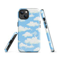 Stylish Cloudy Sky iPhone® Tough Case featuring a durable design for maximum protection and year-round fashion.