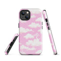 Stylish Cloudy Sky iPhone® Tough Case offers dual-layer protection with a chic design for year-round safety and fashion.