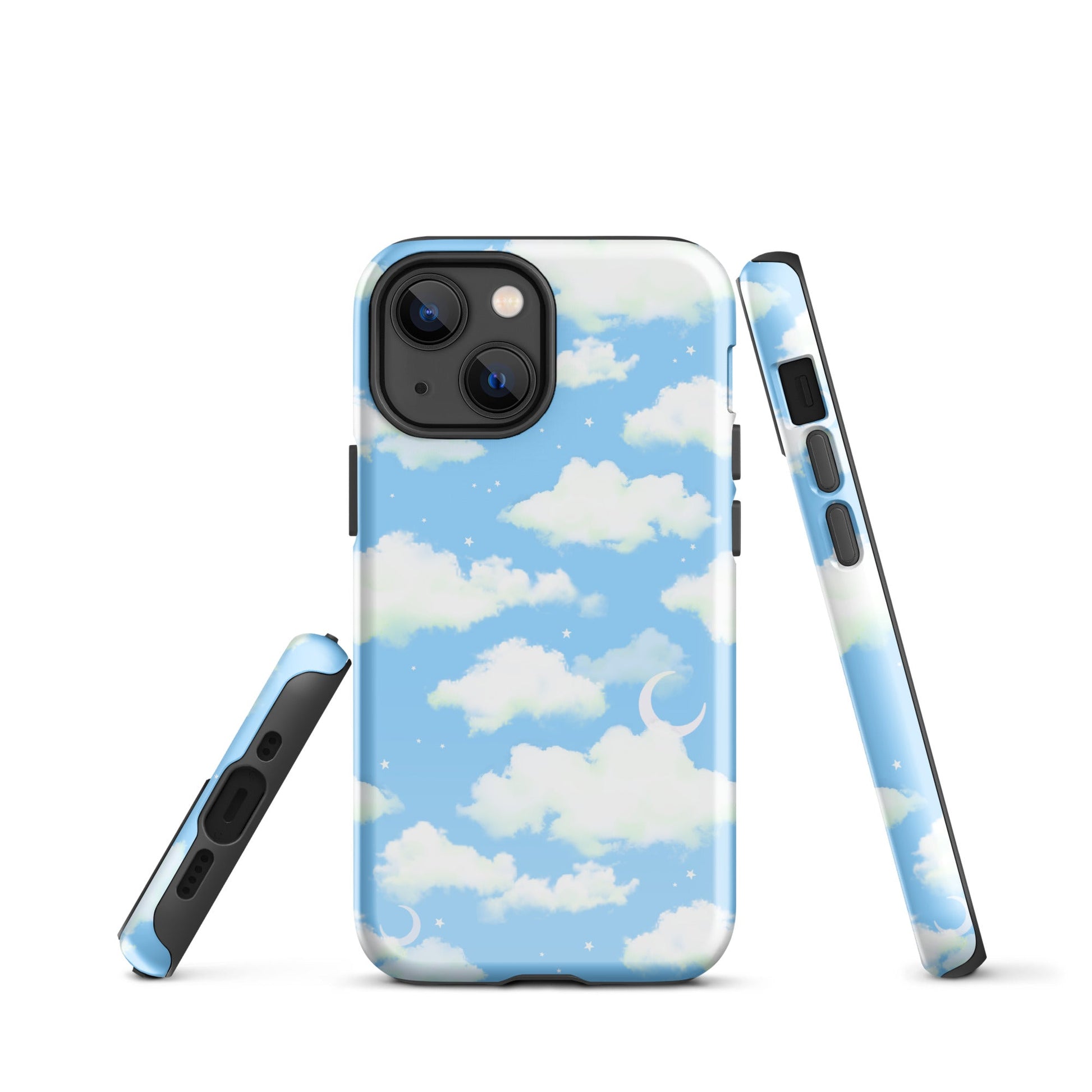 Stylish Cloudy Sky iPhone® Tough Case featuring a durable design for optimal protection and aesthetic appeal.