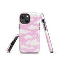 Stylish Cloudy Sky iPhone® Tough Case features durable dual-layer protection for your phone, perfect for year-round use.