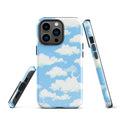Cloudy Sky iPhone® Tough Case offers stylish protection with a durable design, perfect for your phone's safety.