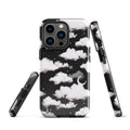 Stylish Cloudy Sky iPhone® Tough Case featuring a dual-layered design for maximum protection and fashion.