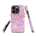 Colorful Glitter Gains iPhone® Tough Case features a durable design with fun patterns, perfect for stylish phone protection.